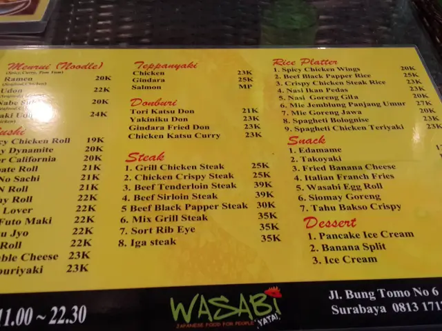 Gambar Makanan Wasabi Yatai 8