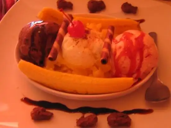 Fruits in Ice Cream Summer Cafe Food Photo 6