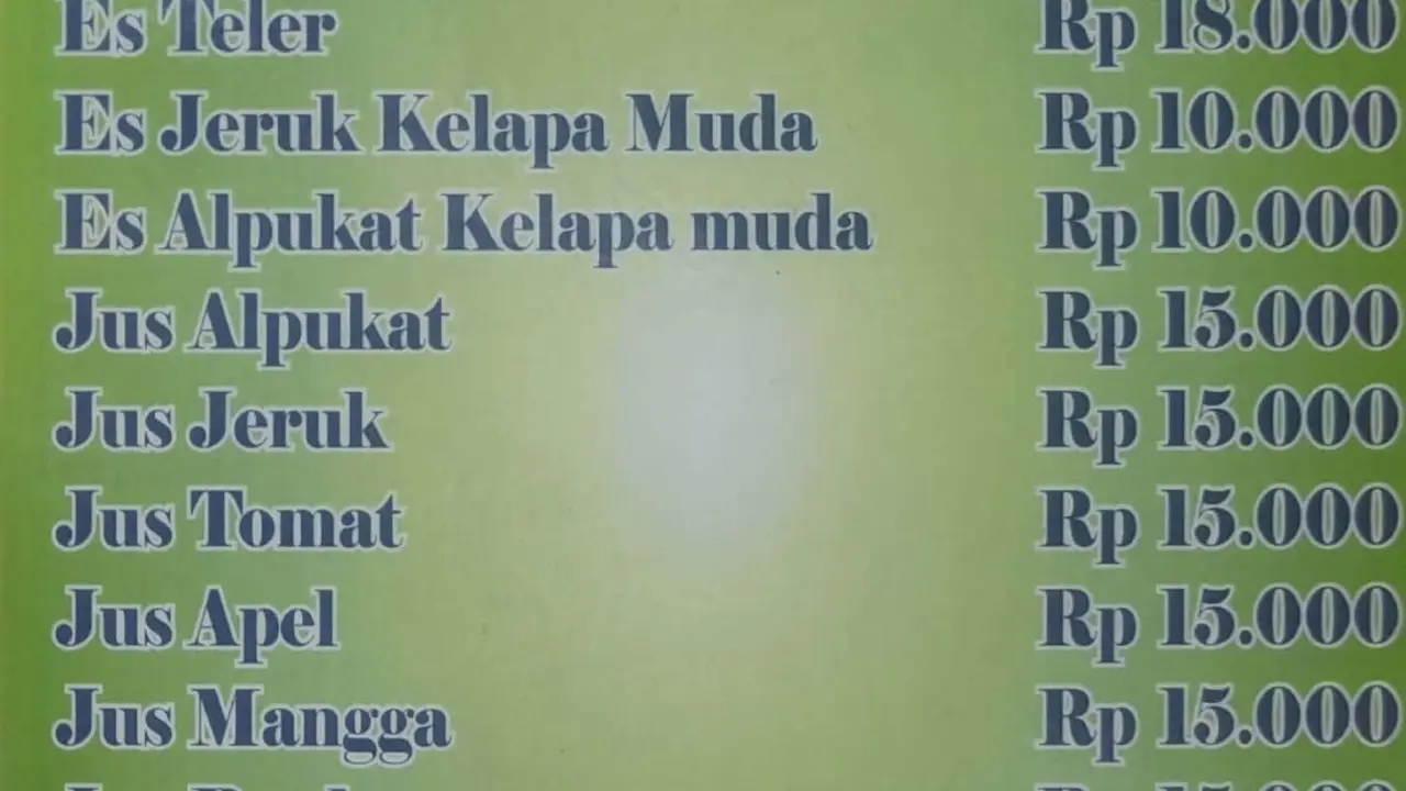 Sop Buah Mutiara Kapiten