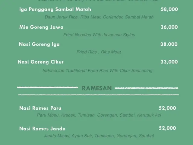 Gambar Makanan Merindu Canteen & Coffee 19