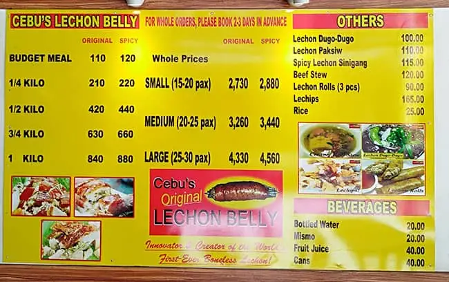 Cebu's Original Lechon Belly Food Photo 1