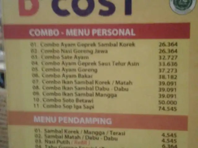 Gambar Makanan D'Cost Seafood 4