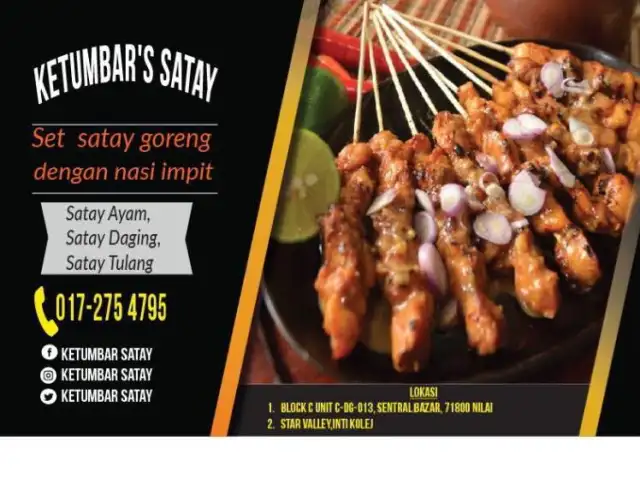 Ketumbar Satay Food Photo 3