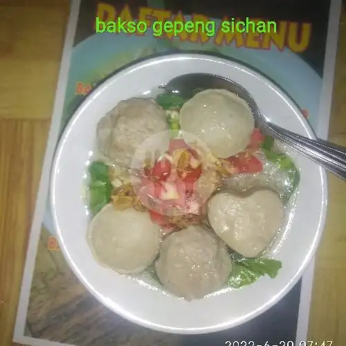 Gambar Makanan Bakso Gepeng Sichan, Rawamangun 1