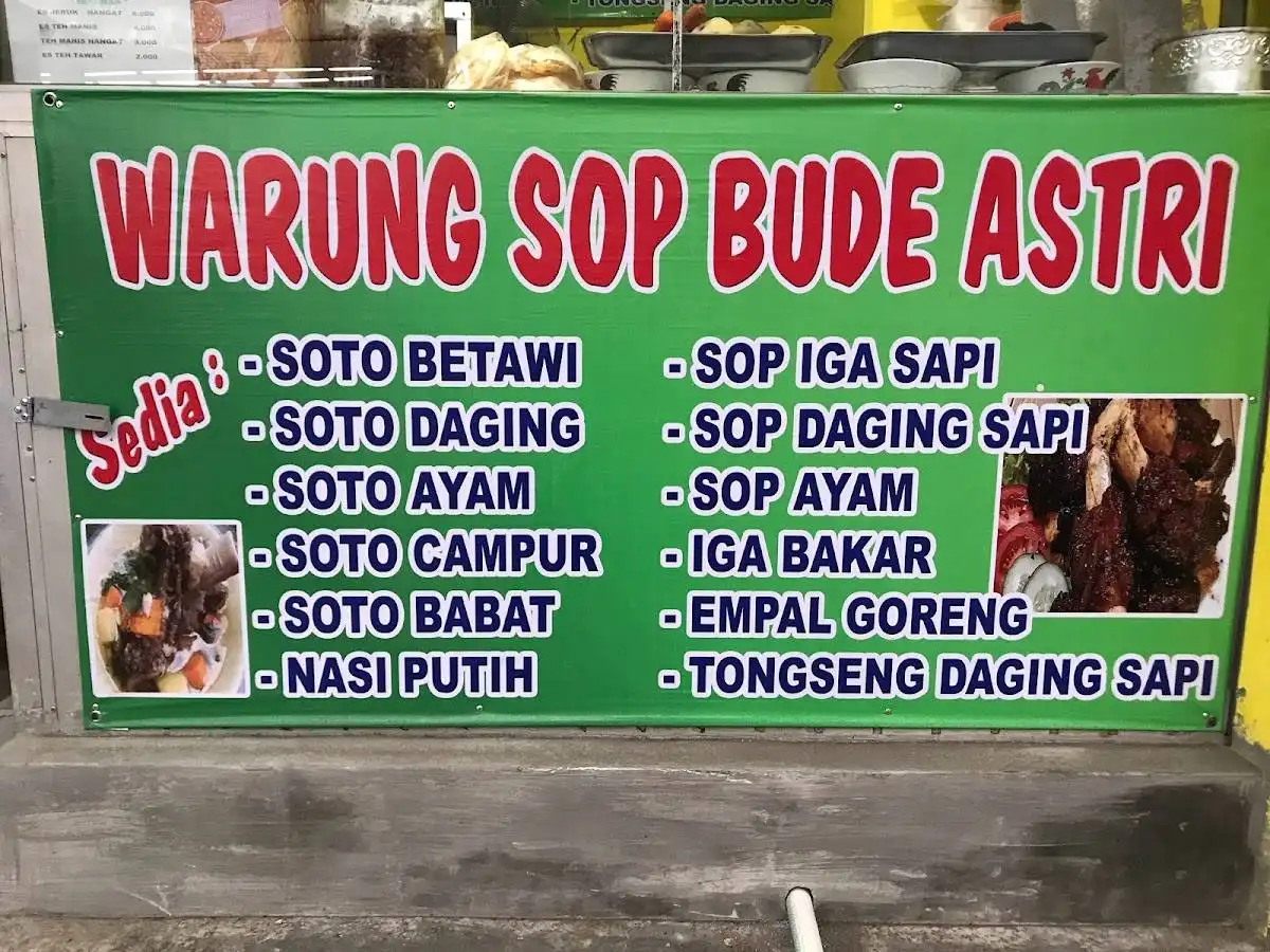 Warung Sop Bude Astri Bojonggede