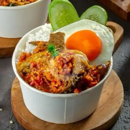 Gambar Makanan Nasi Kulit Ayam Geprek Bungsu, Everplate Kemang 10