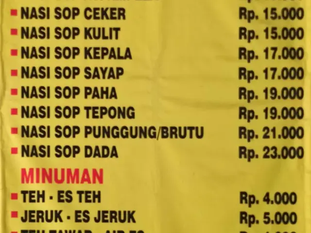 Gambar Makanan Sop Ayam Pak Nim Klaten 1