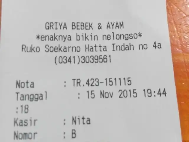 Gambar Makanan Griya Bebek & Ayam Nelongso 11