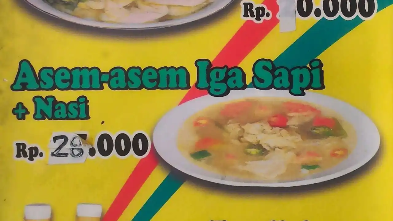 Soto Ayam & Asem - Asem Iga Sapi Deiby