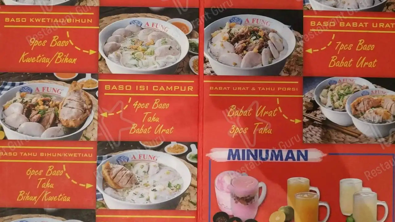 A Fung Baso Sapi Asli - Grand Metropolitan Mall