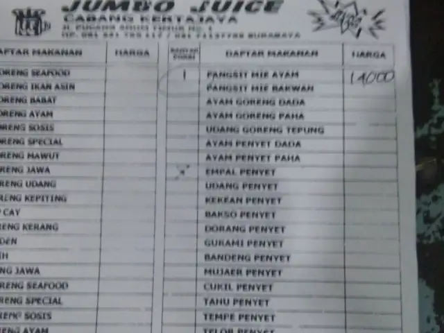 Gambar Makanan Jumbo Juice 6