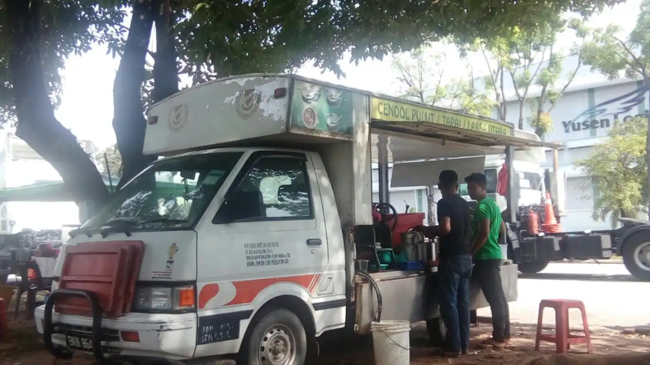 Cendol Pulut/Tapai depan Panasonic