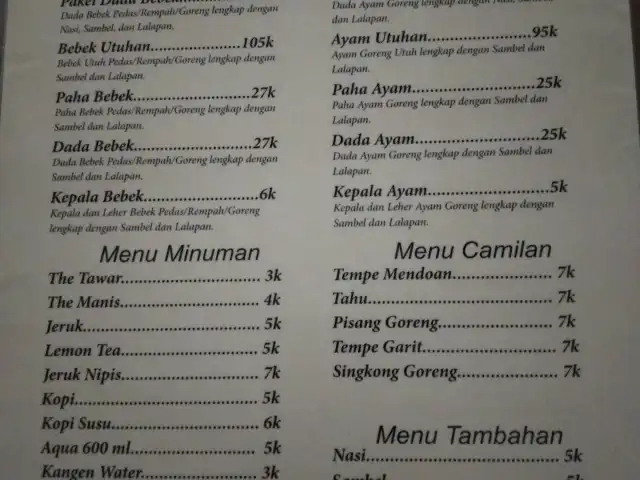 Gambar Makanan RESTO BEBEK GORENG SUWARNO (BGS) 11