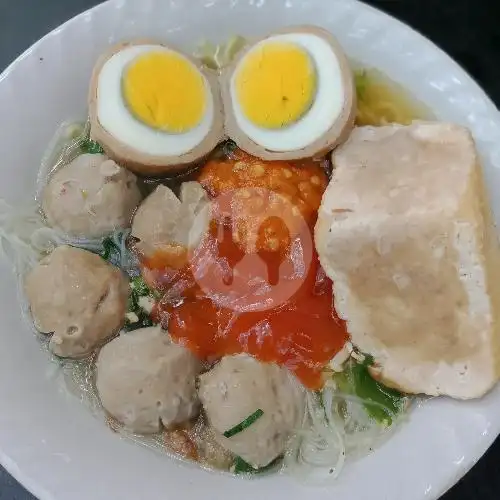 Gambar Makanan Es Pisang Ijo dan Bakso Ibu Iis - Kebon Kosong 5