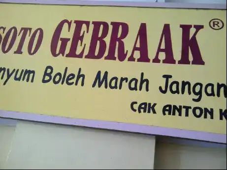 Gambar Makanan Soto Gebrak Cak Anton BSD 9