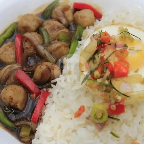 Gambar Makanan The Bakso Cilok Dan Ayam Guling Solo, Bunga Asoka 8