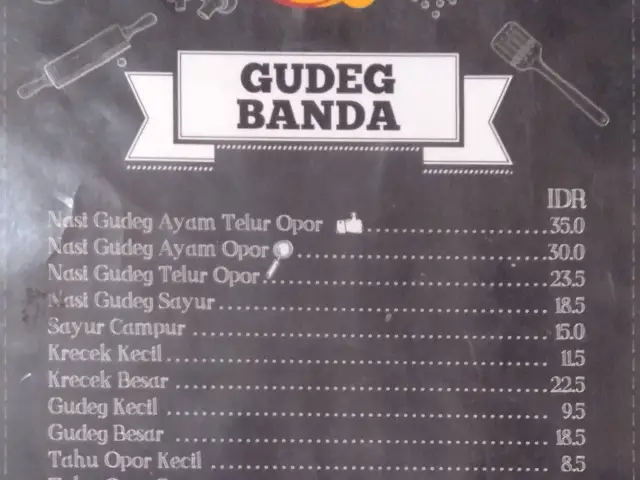 Gambar Makanan Gudeg Banda 1