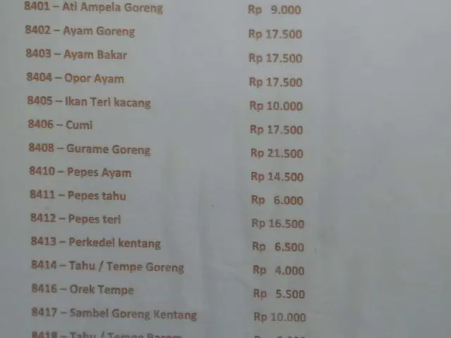 Gambar Makanan Warung Kuningan Muazzam 2