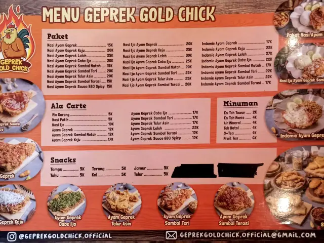 Gambar Makanan Geprek Gold Chick 1