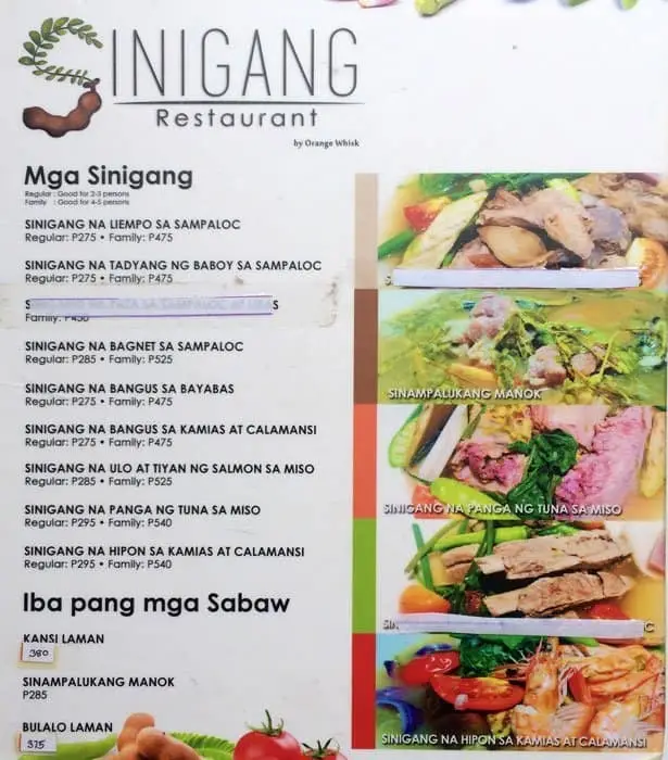 Sinigang Restaurant by Orange Whisk Food Photo 1