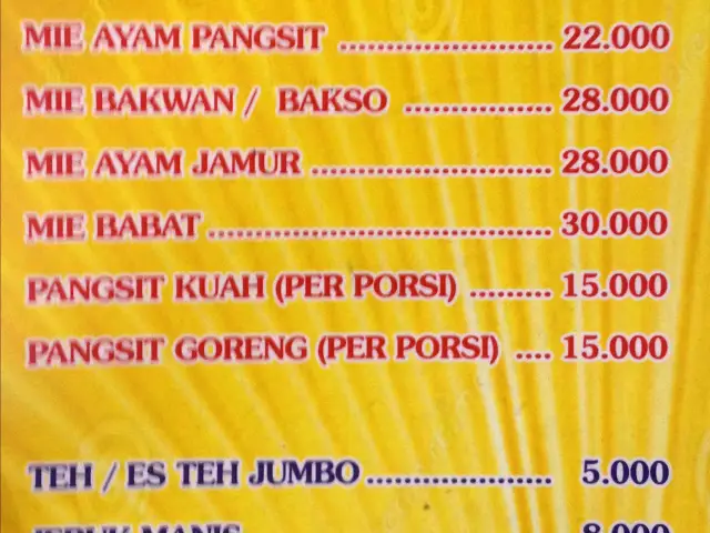 Pangsit Mie & Bakso 89