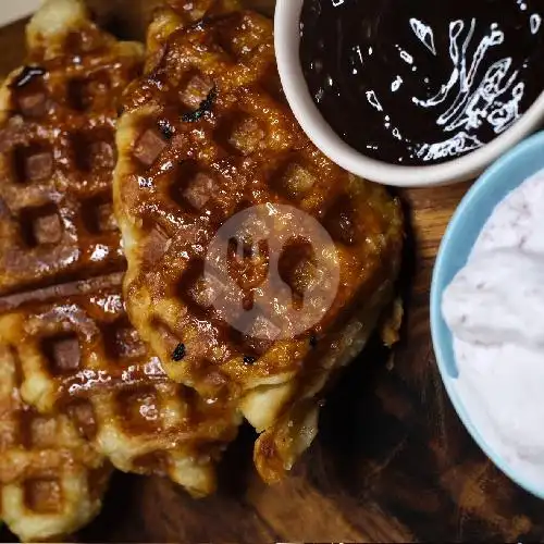 Gambar Makanan Waffle Tone 7