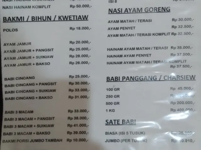 Gambar Makanan Ayam & B2 Panggang TGR 99 1