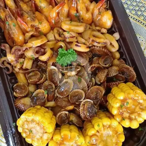Gambar Makanan Seafood Baba Kemal Kepiting Udang Cumi Kerang Asam Manis, Denpasar 7