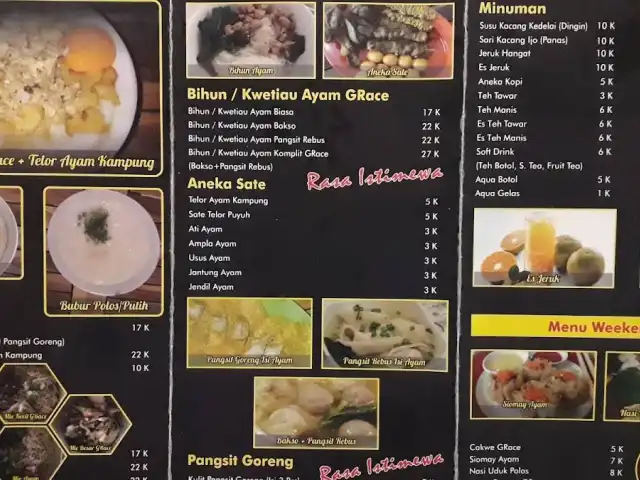 Gambar Makanan Bubur Ayam Cakwe Grace 3