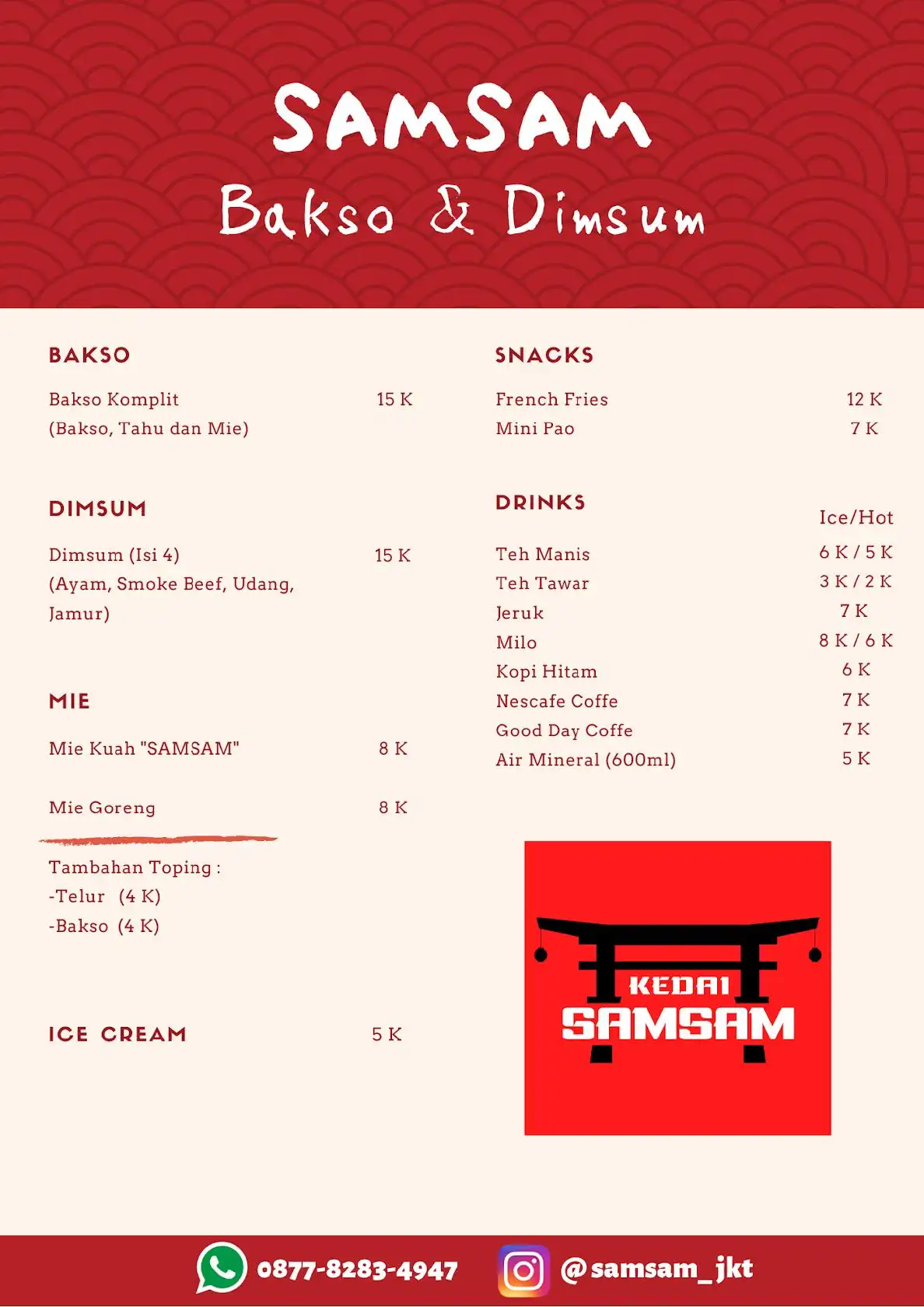 SAMSAM (Bakso & Dimsum)