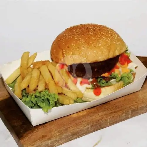 Gambar Makanan Burger Hemat Shofee, Untung Suropati 14