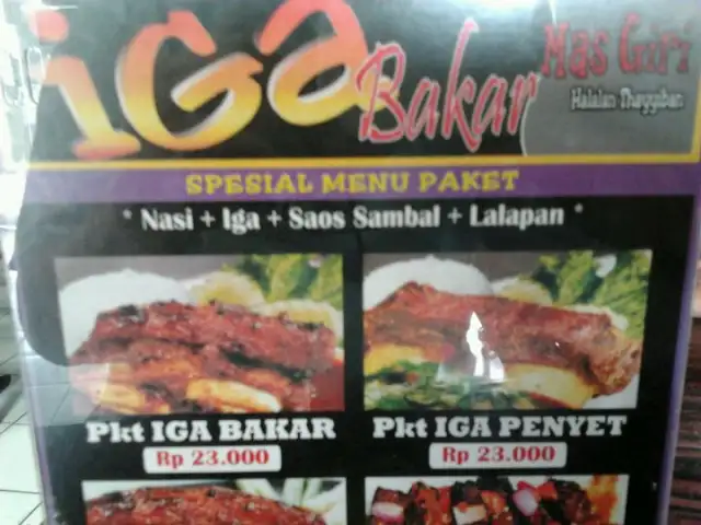 Gambar Makanan Iga Bakar "Mas Giri" (Jl.Pemuda) 3