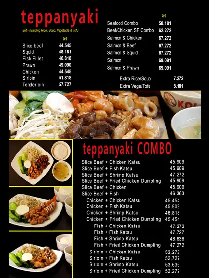 Gambar Makanan Koi Teppanyaki 1