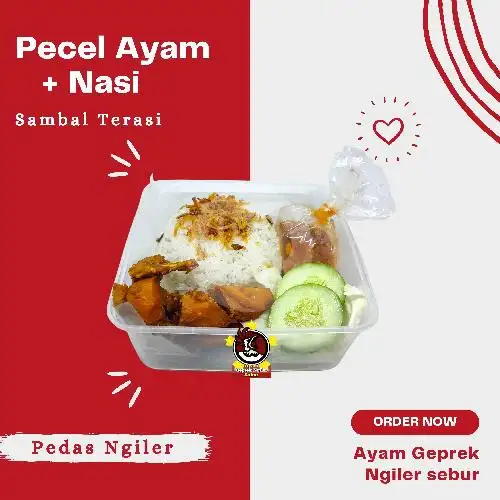 Gambar Makanan Ayam Geprek Ngiler Sebur, Budi Kemulyaan 17