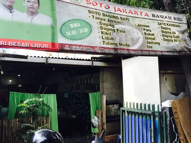 Gambar Makanan Soto Jakarta Bawah Rel 9