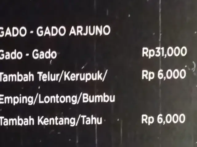 Gado Gado Arjuna