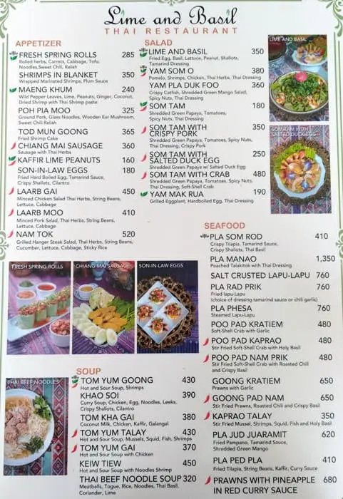 Lime and Basil Thai Restaurant Food Photo 1