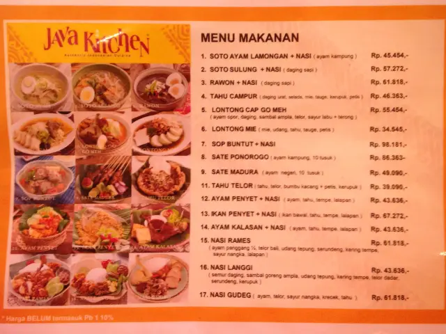 Gambar Makanan Java Kitchen 2