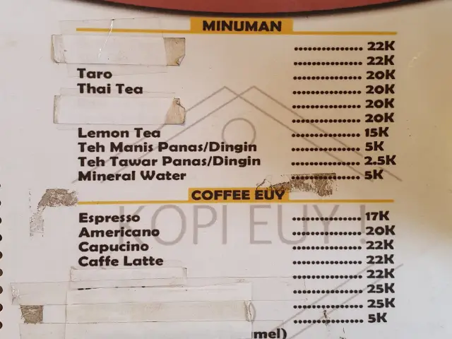 Gambar Makanan Kopi Euy 1