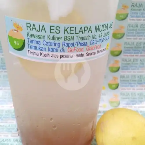 Gambar Makanan Raja Es Kelapa Muda 46, Kawasan Kuliner BSM 13