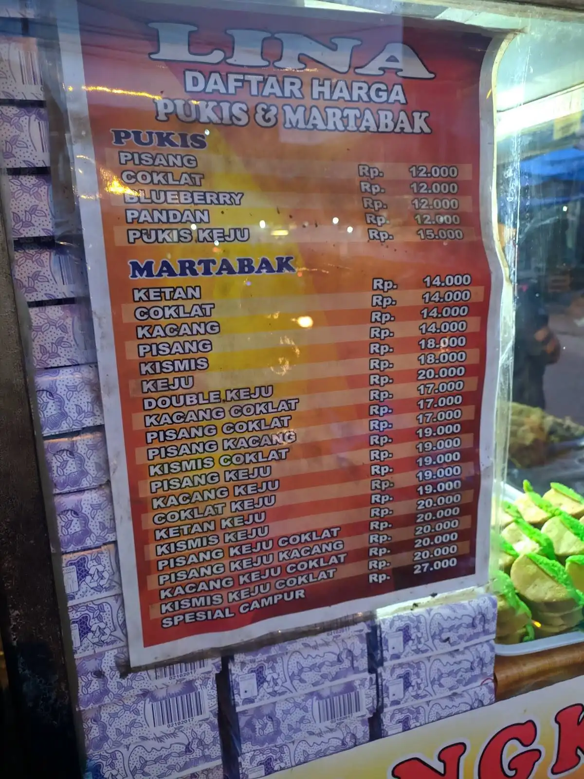 Martabak Bangka Lina