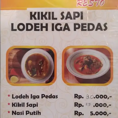 Kikil Sapi Lodeh Iga Pedas