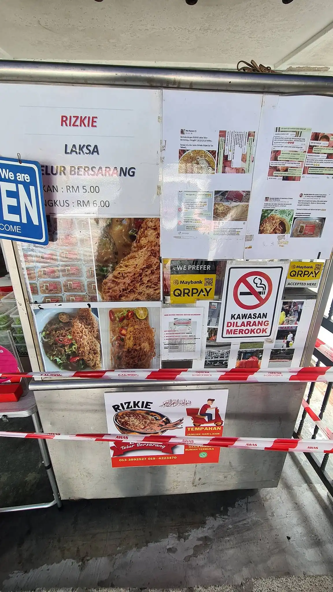 Rizkie Laksa Telur Bersarang