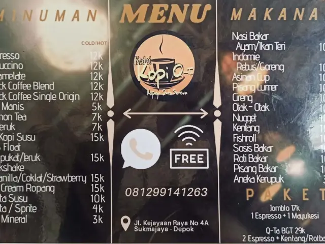 Gambar Makanan Kedai Kopi Q-Ta 1