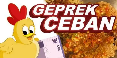 Geprek Ceban, Bendungan Hilir