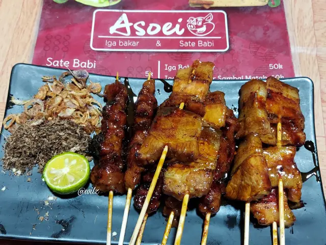 Gambar Makanan Iga Bakar & Sate Babi Asoei 6