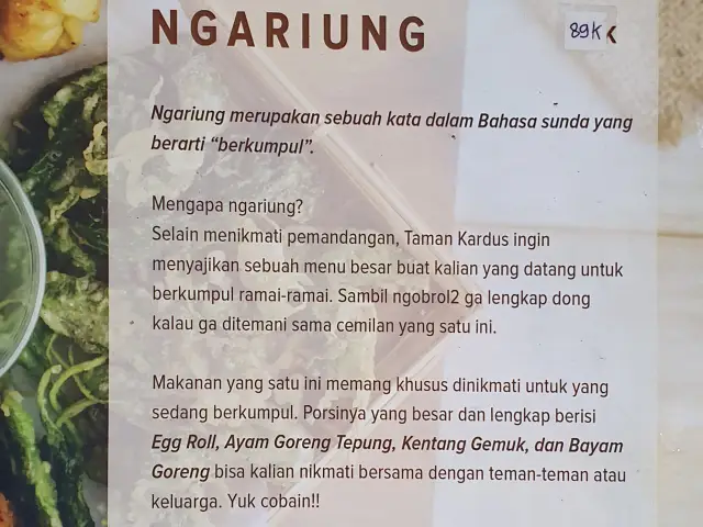 Gambar Makanan Taman Kardus 2