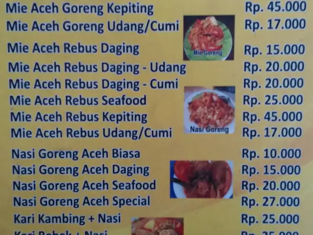 Gambar Makanan Mie Aceh Van Java 1
