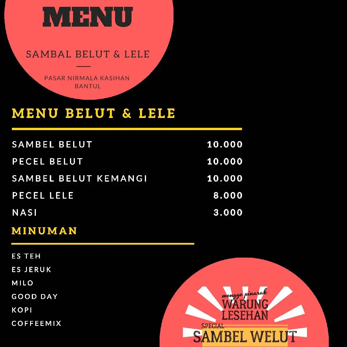 Warung Sambel Belut "Sudi Moro"