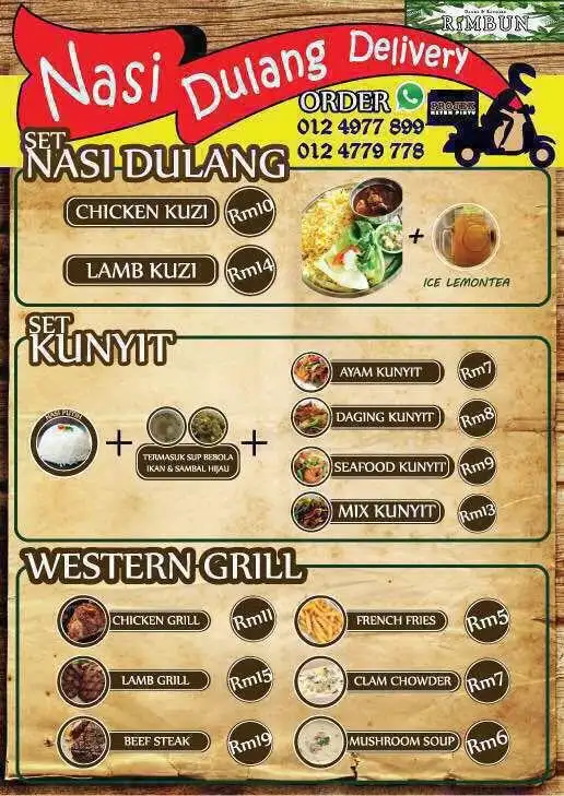 Nasi Dulang Delivery